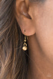 Paparazzi "Make Today Glitter" Brass Necklace & Earring Set Paparazzi Jewelry