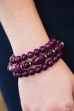 Paparazzi "Anyone HUE Is Anybody" Purple Bracelet Paparazzi Jewelry