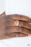 Paparazzi VINTAGE VAULT "Rip Current" Copper Ring Paparazzi Jewelry