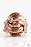 Paparazzi "Feathers Will Fly" Copper Ring Paparazzi Jewelry