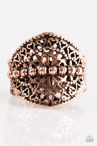 Paparazzi "Travel Treasure" Copper Ring Paparazzi Jewelry
