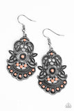 Paparazzi "Blooming Bora Bora" Orange Earrings Paparazzi Jewelry