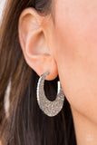 Paparazzi "Country Cobblestone" FASHION FIX Silver Earrings Paparazzi Jewelry