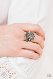 Paparazzi VINTAGE VAULT "Travel Treasure" FASHION FIX Silver Ring Paparazzi Jewelry