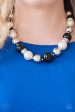 Paparazzi "New York Nightlife" FASHION FIX White Necklace & Earring Set Paparazzi Jewelry