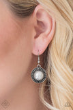 Paparazzi "Metro Mogul" FASHION FIX White Earrings Paparazzi Jewelry