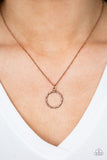Paparazzi VINTAGE VAULT "Simply Simple" Copper Necklace & Earring Set Paparazzi Jewelry