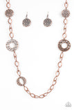 Paparazzi "Industrial Mayhem" Copper Necklace & Earring Set Paparazzi Jewelry