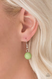Paparazzi VINTAGE VAULT "Brazilian Bay" Green Necklace & Earring Set Paparazzi Jewelry