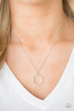 Paparazzi "Simply Simple" Silver Necklace & Earring Set Paparazzi Jewelry