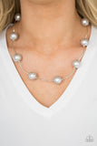 Paparazzi "Perfectly Polished" Silver Necklace & Earring Set Paparazzi Jewelry
