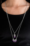Paparazzi "Bohemian Belle" Purple Necklace & Earring Set Paparazzi Jewelry