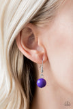 Paparazzi "Brazilian Bay" Purple Necklace & Earring Set Paparazzi Jewelry