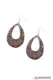 Paparazzi "The Space Between" Brown Earrings Paparazzi Jewelry