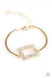 Paparazzi "Main Street Metro" Gold Bracelet Paparazzi Jewelry