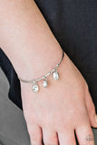 Paparazzi "Sparkling Splendor" White Bracelet Paparazzi Jewelry