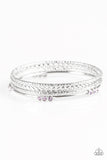 Paparazzi "Subtle Shimmer" Purple Bracelet Paparazzi Jewelry