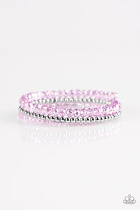 Paparazzi "Luminous Luster" Purple Bracelet Paparazzi Jewelry