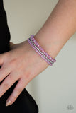 Paparazzi "Luminous Luster" Purple Bracelet Paparazzi Jewelry