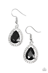 Paparazzi "A One-GLAM Show" Black Earrings Paparazzi Jewelry