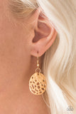 Paparazzi "Industrial Mayhem" Gold Necklace & Earring Set Paparazzi Jewelry