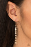 Paparazzi "Runaway Rumba" Gold Necklace & Earring Set Paparazzi Jewelry