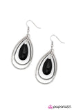 Paparazzi "Back In Black" Black Earrings Paparazzi Jewelry