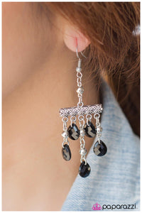 Paparazzi "Black to Black" Black Earrings Paparazzi Jewelry