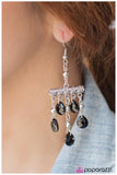 Paparazzi "Black to Black" Black Earrings Paparazzi Jewelry