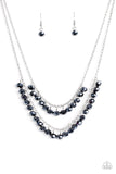 Paparazzi "Starlight Sailing" Blue Necklace & Earring Set Paparazzi Jewelry
