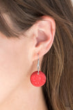 Paparazzi "Safari Samba" Red Necklace & Earring Set Paparazzi Jewelry