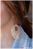 Paparazzi "Take Me Away" Copper Earrings Paparazzi Jewelry