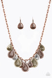 Paparazzi "Storm Goddess" Copper Necklace & Earring Set Paparazzi Jewelry