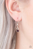 Paparazzi "Heartless Heiress" Purple Necklace & Earring Set Paparazzi Jewelry