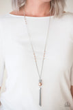 Paparazzi VINTAGE VAULT "The Only Show In Town" Brown Necklace & Earring Set Paparazzi Jewelry