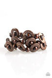 Paparazzi "Cancun Catch" Brown Bracelet Paparazzi Jewelry