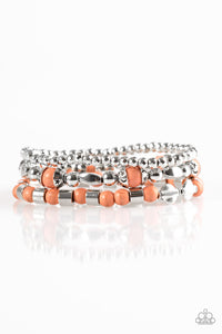 Paparazzi "Mesa Mason" Orange Bracelet Paparazzi Jewelry