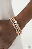 Paparazzi "Mesa Mason" Orange Bracelet Paparazzi Jewelry