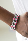 Paparazzi VINTAGE VAULT "Mesa Mason" Pink Bracelet Paparazzi Jewelry