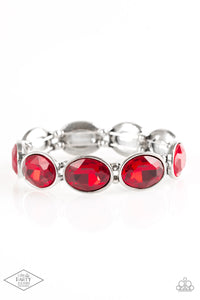 Paparazzi "DIVA In Disguise" Red Bracelet Paparazzi Jewelry