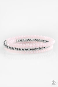 Paparazzi "Luminous Luster" Pink Bracelet Paparazzi Jewelry