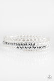 Paparazzi "Luminous Luster" White Bracelet Paparazzi Jewelry