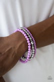 Paparazzi "Midsummer Marvel" Purple Bracelet Paparazzi Jewelry