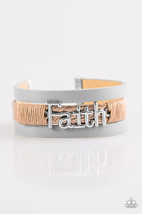 Paparazzi "An Act Of Faith" Brown Wrap Bracelet Paparazzi Jewelry
