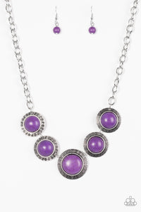 Paparazzi "Mountain Roamer" Purple Necklace & Earring Set Paparazzi Jewelry