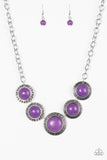 Paparazzi "Mountain Roamer" Purple Necklace & Earring Set Paparazzi Jewelry