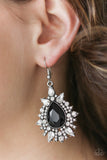 Paparazzi "Diva Decor" Black Earrings Paparazzi Jewelry