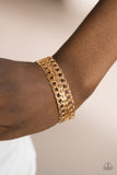 Paparazzi "Progressive Movement" Gold Bracelet Paparazzi Jewelry