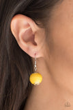 Paparazzi "Effortlessly Everglades" Yellow Necklace & Earring Set Paparazzi Jewelry