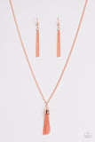 Paparazzi VINTAGE VAULT "City Casual" Copper Necklace & Earring Set Paparazzi Jewelry